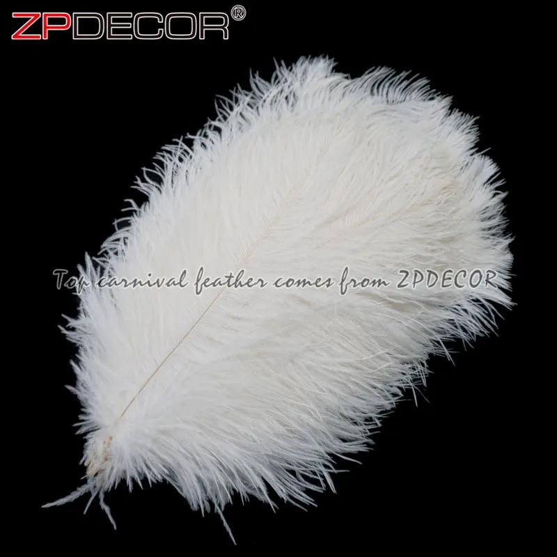 ZPDECOR Wholesale Cheap Size 30-35 cm Mix Colors Ostrich Feathers for DIY Design