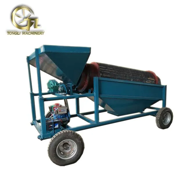 Small Scale Mobile Gold Ore Washing Machine For Sale