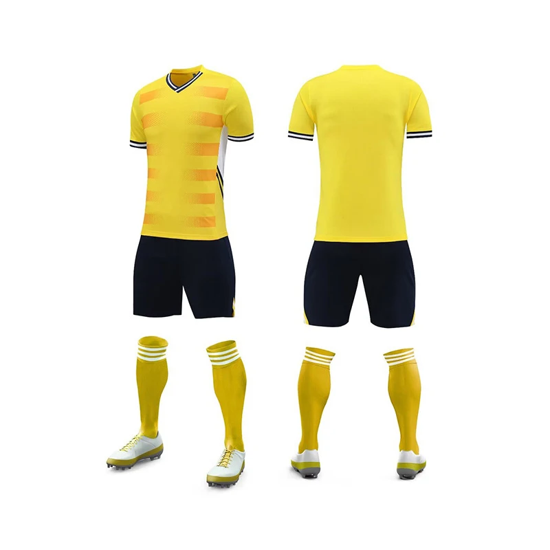 2024 New style OEM custom football jersey futbol uniform wholesale in stock brand club name logo soccer jersey