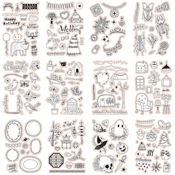 25119 105x150mm Clear Rubber Silicone stamp for scrapbooking DIY cardmaking craft decoration
