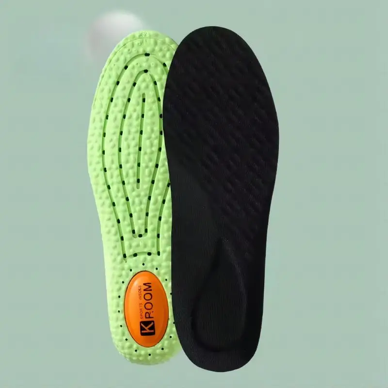 Super soft air cushioning sports insole  massage for both men and women  sweat-absorbing odor-proof wormwood basketball insole