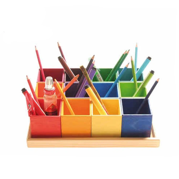 Обучающие игрушки, обучающие подарочные наборы для новорожденных, Деревянные Монтессори