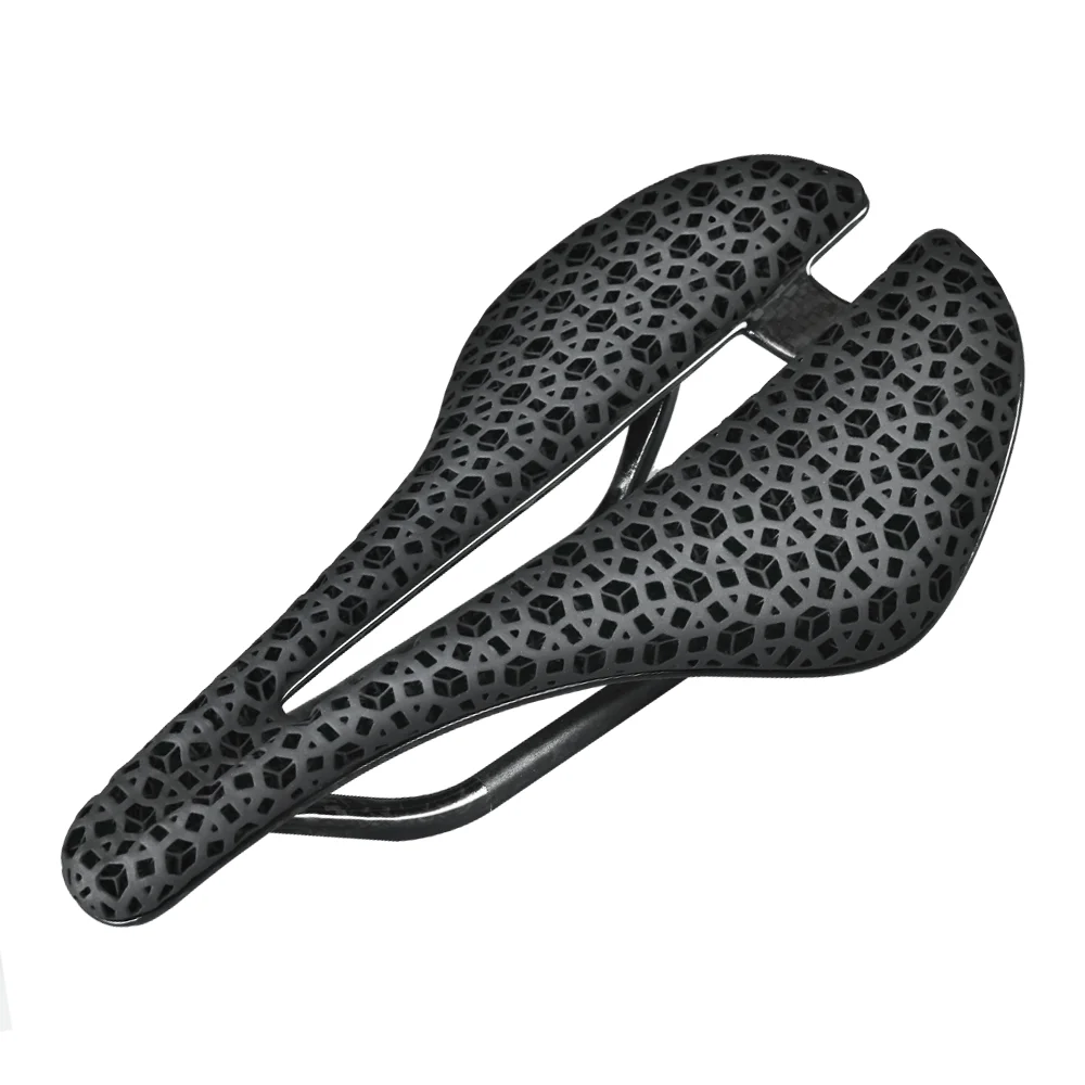 3D Printed Breathable Mountain Bicycle Cushion Seat, Shock Absorbing Bicycle Hollow Seat Saddle
