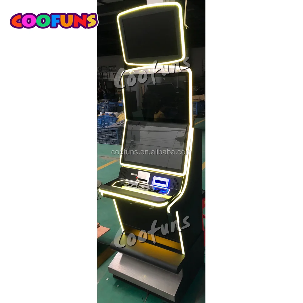 COOFUNS Amusement Game Metal Triple Screen Skill Game Cabinet