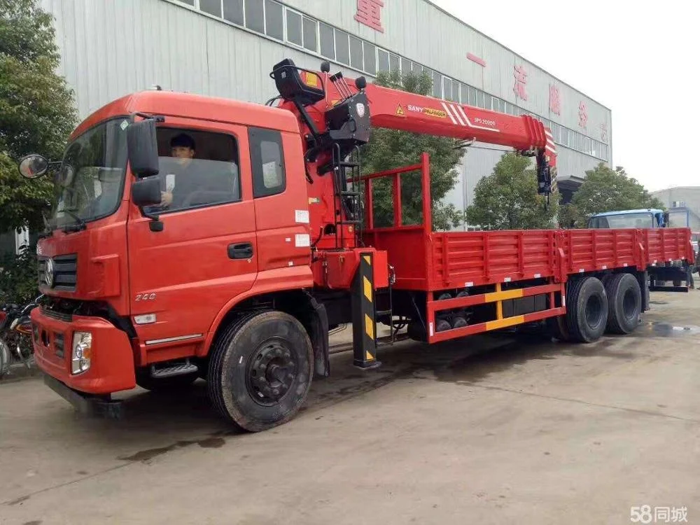 
new design 14 tons sps35000 hydraulic arm telescopic boom palfinger crane truck for hot sales 