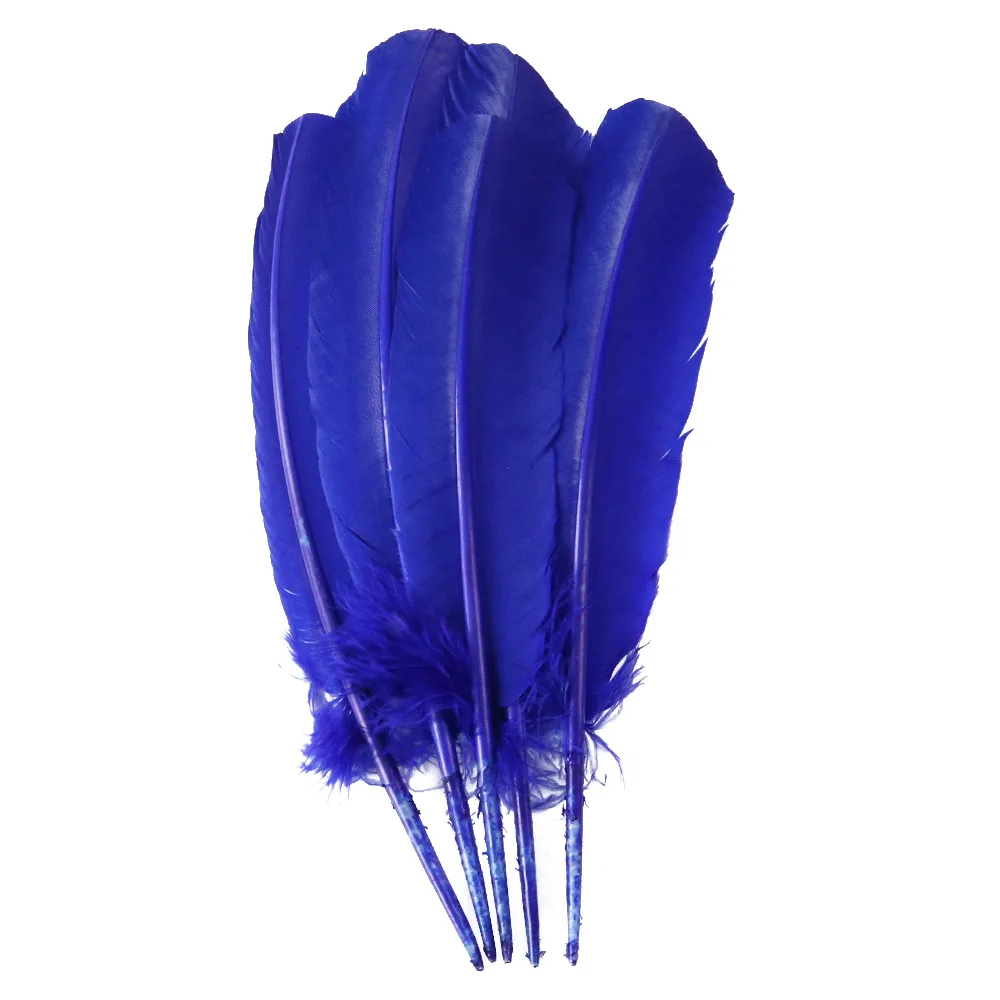 Cheap natural colorful dream catcher feathers for carnival costumes white pink decorative turkey feather