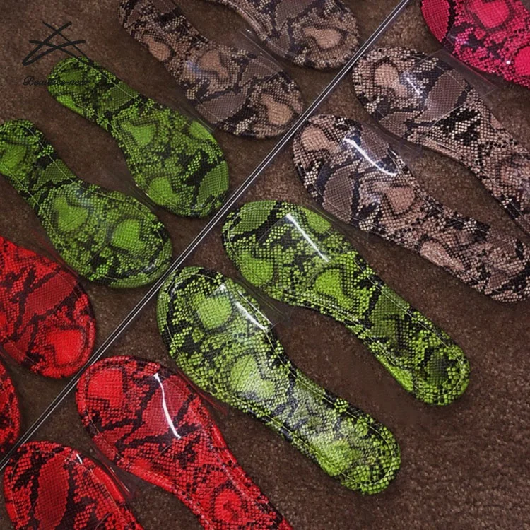 Сандалии RTS женские на плоской подошве, модные прозрачные желейные тапочки, лето