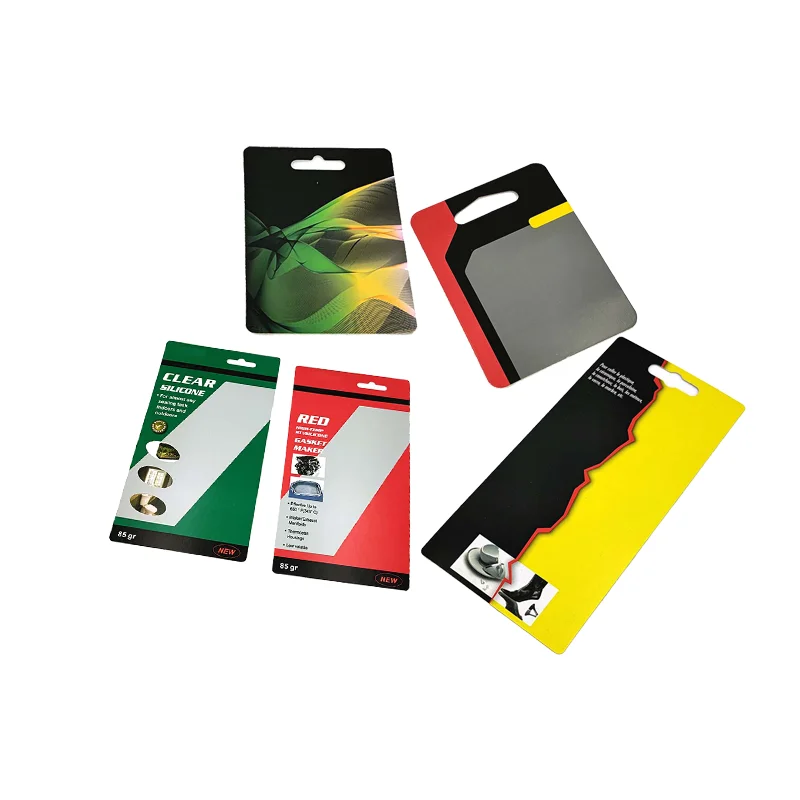 Wholesale Printing Sliding Cardboard Blister Insert Cards Custom Blister Paper Cards for Product Packaging