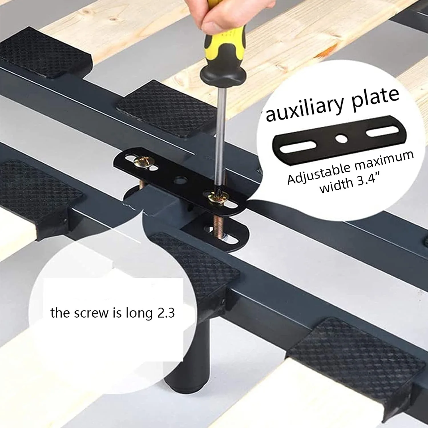 Adjustable Height Center Support Legs for Bed Frame Heavy Duty Sofa Cabinet Bed Frame Furniture Legs