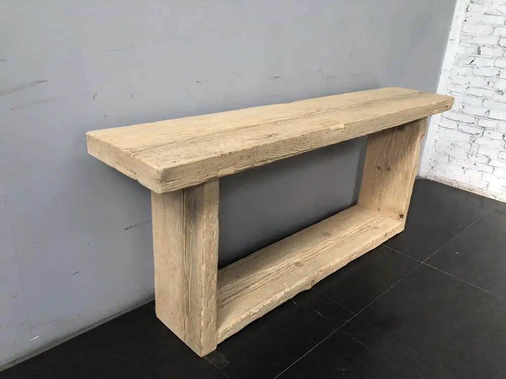 Пекинское античное воспроизведение натуральный Восстановленный обеденный стол из массива дерева