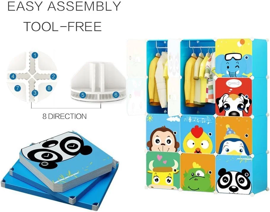 Baby Girl and Kids Closet with Door