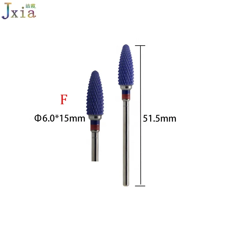 High Quality Gold Carbide Tungsten Fine Grit Manicure Cuticle Removal Nail Drill Bits