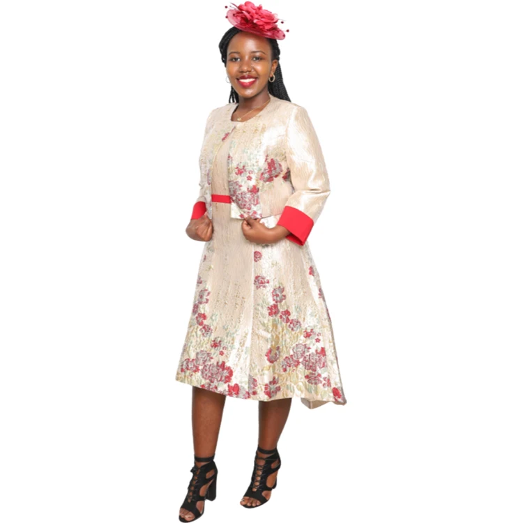 2022 cheap church dresses for black women 2 piece skirt set elegant wedding lady formal female suits ladies plus size clothes