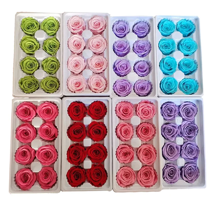 
Factory New Design Wedding White Ivory Rose Decorative Flower Wall Backdrop Wholesale 