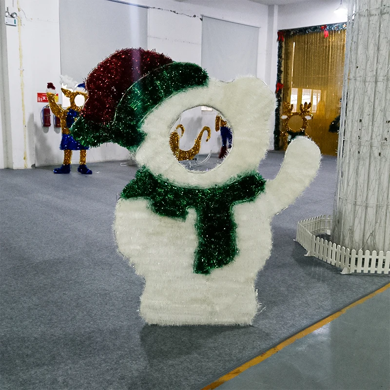 LED Photocall Photo Frame light Christmas Light Up Decoration 2d Motif Light