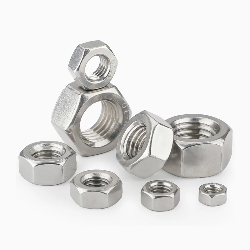 Monel K500 UNS N05500 K500 Stainless Steel Hex Bolts Hex Nut Hexagonal Stainless Steel Nut