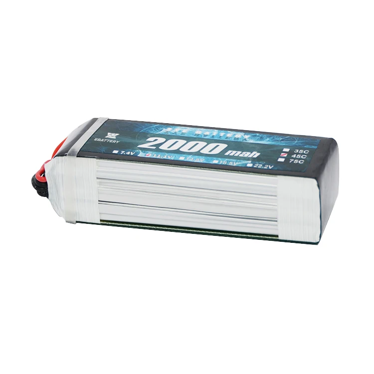 China High Quality RC Lipo Rechargeable Battery XT-60 Plug 11.1V 20C Li-ion Polymer 2200mAh Li ion Battery