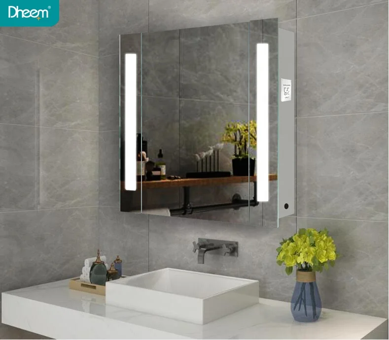 
Dheem Hot Selling Living Room Bathroom Storage Mirror Cabinets with Light 