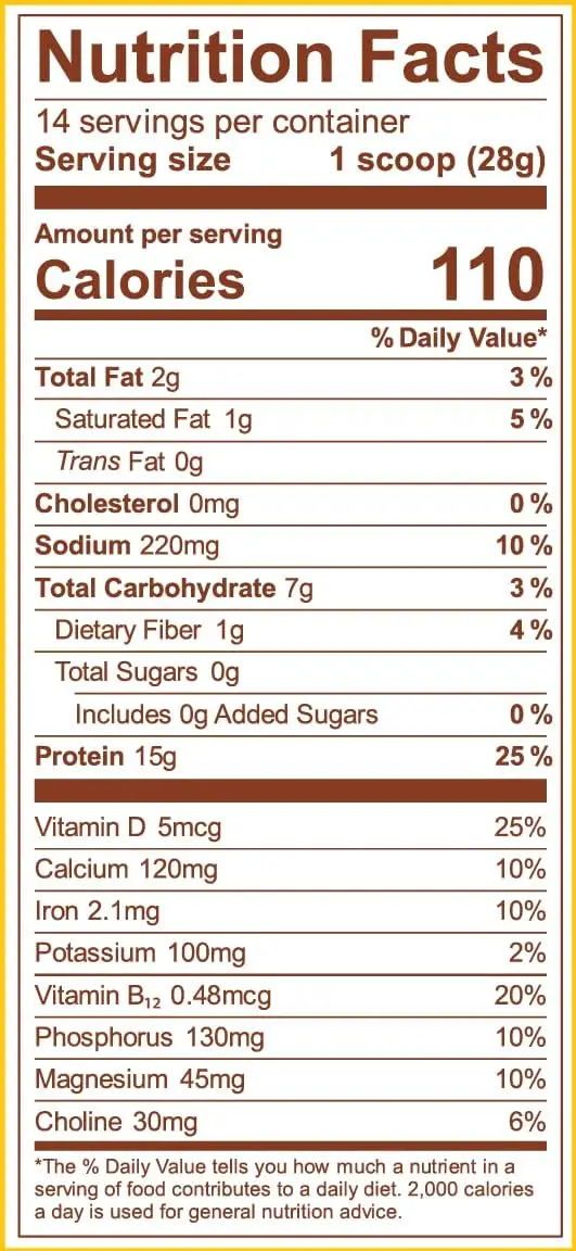 Wholesale OEM  Vegetable protein powder contains 100 mg caffeine and vitamin D for energy support of immune function