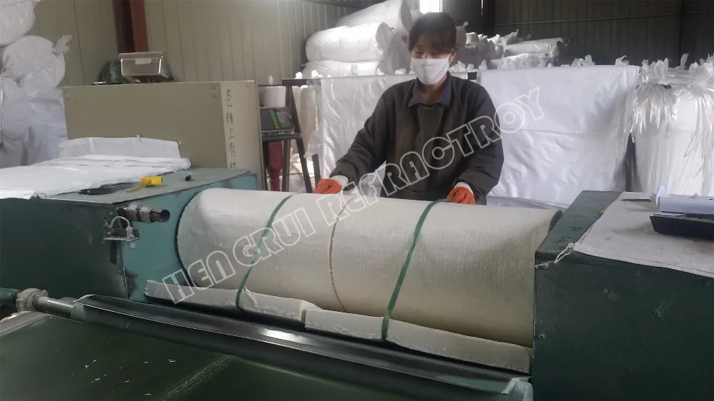 ceramic fiber HengRui 1430Zr  high temp ceramic fiber insulation blanket for Industrial kiln lining
