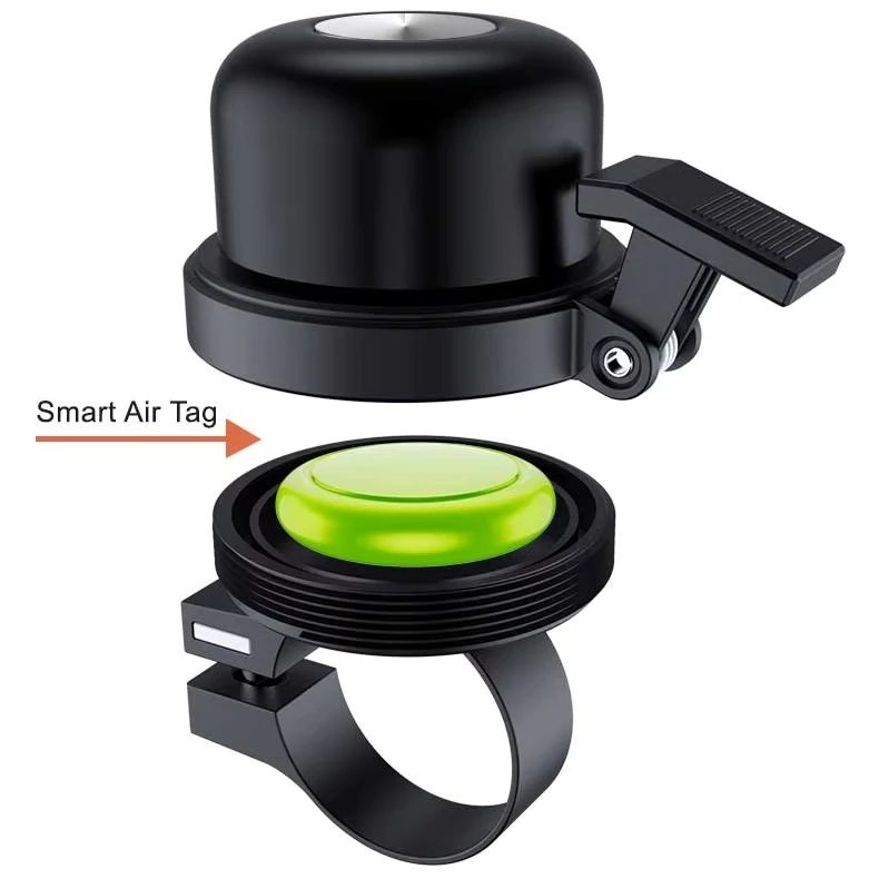 Factory New Design Cycle Horn Hidden Holder Bicycle Bell Anti-Theft Bike Cycling Accessories with Air Tag