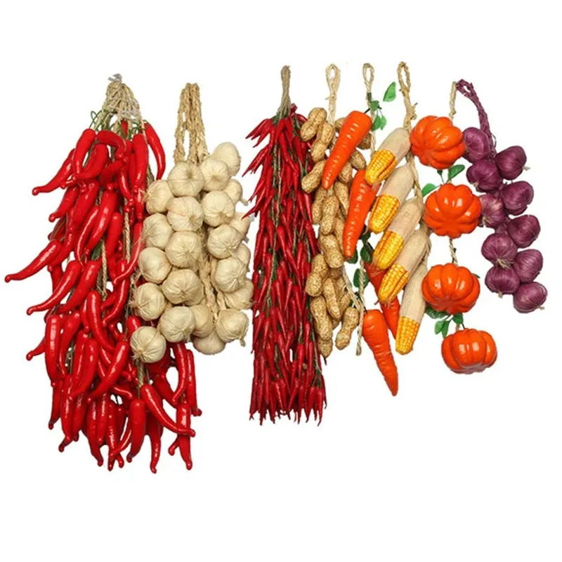 Promotional Simulation Artificial Food Vegetables Fake Chili Pepper Photography Props Decor