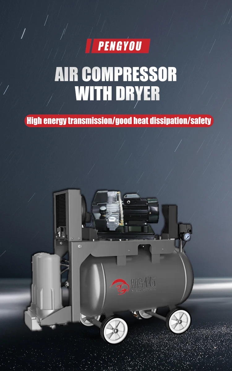 Low Noise 10hp aircompressor Apcom 7.5kw 40 Cfm 500 Liter Screw Air Compressor With dehumidflyer