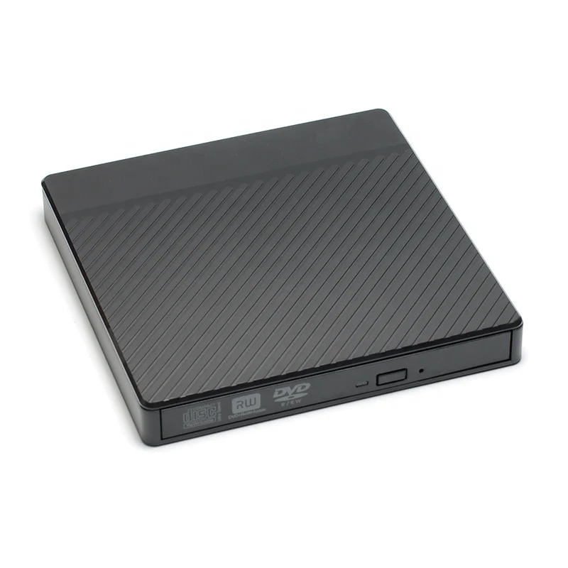 SOTAKO Slim Potable Mobile External DVD RW Enclosure with USB3.0 and Type-C interfaceExternal optical drive case