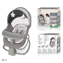 New and updated Mastela Baby Bouncer 4 In 1multi function Musical Vibrating Electric Rocking Chair With Dining Plate