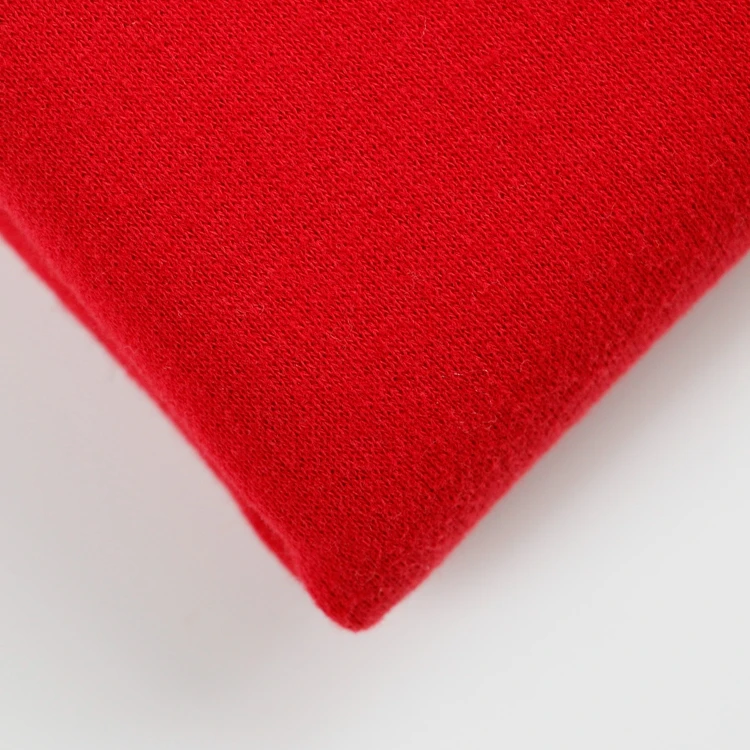 
CVC French Terry fabric 80% cotton 20% polyester knitting fabric hoodie high quality knit fabric for sweater garment 