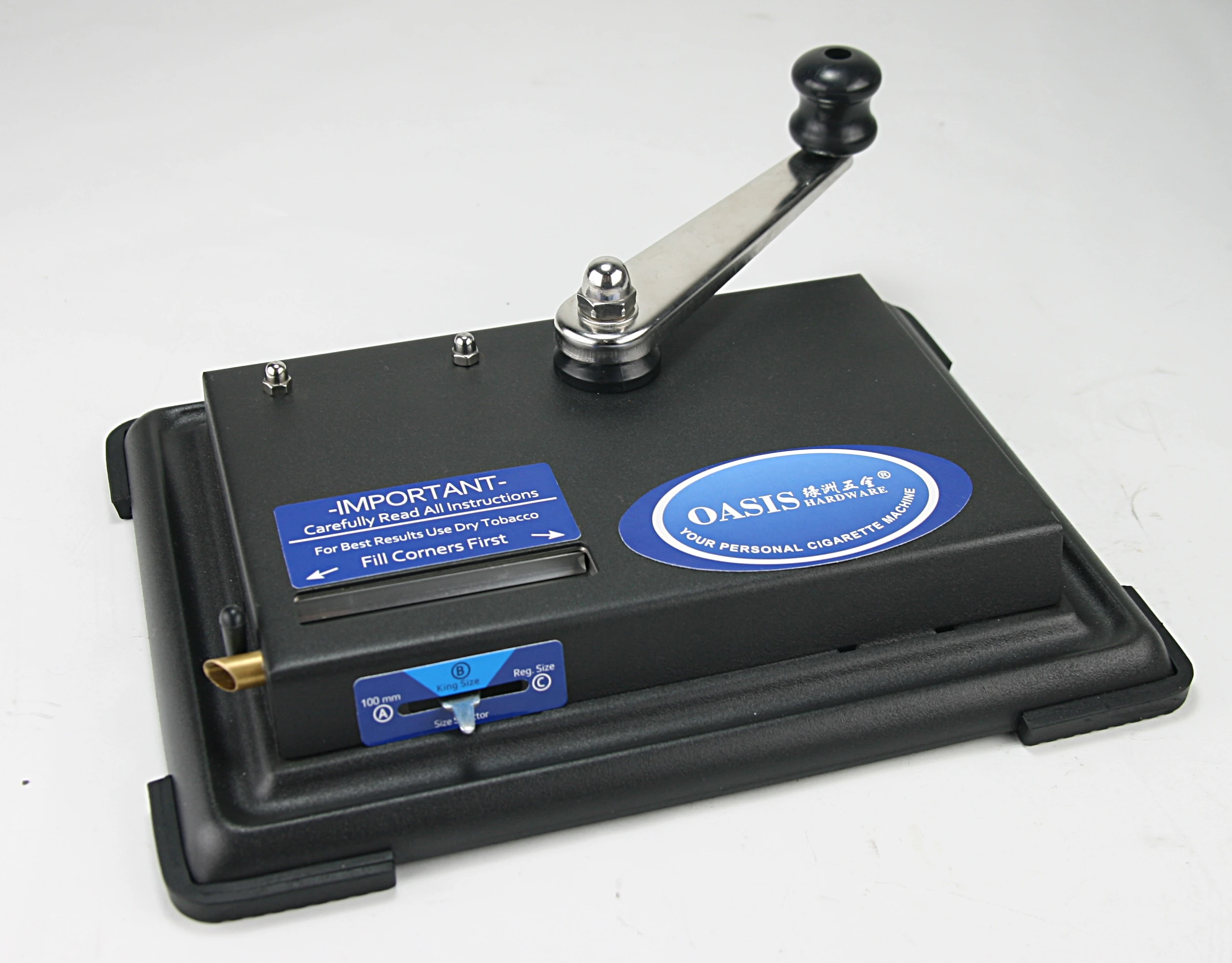 Tobacco Injector Machine, Cigarette Roller Machine for Tobacco to Rolling Your Own Cigarettes (King, 100mm, Regular Size)