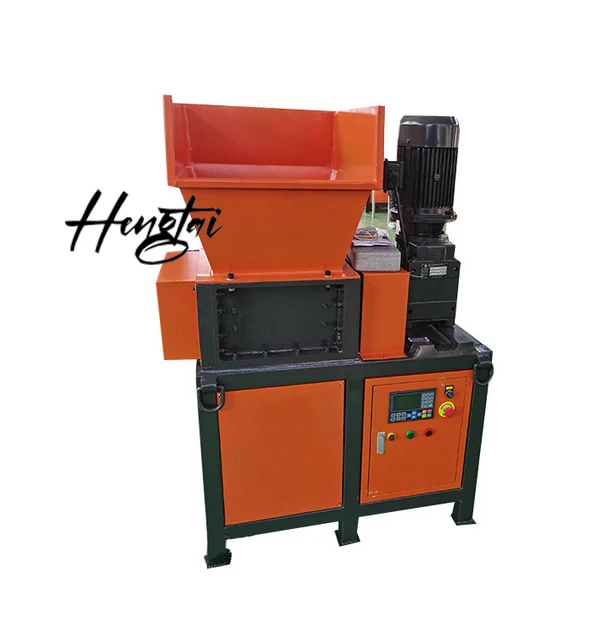 Double Shaft Waste Recycling Machine/Small Tire Shredder