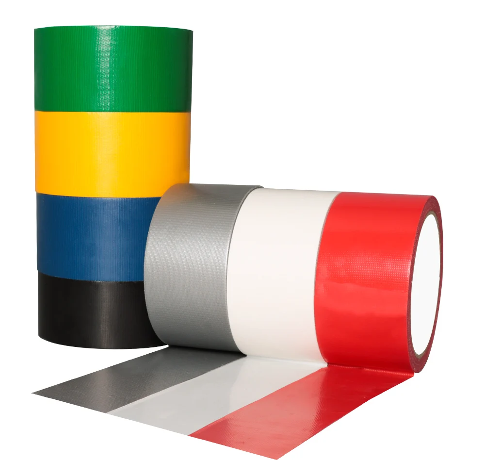 BYSLI Waterproof duct adhesive carpet tape 0.16mm 50mm*10m single side sliver gray Pipe sealing cloth duct tape