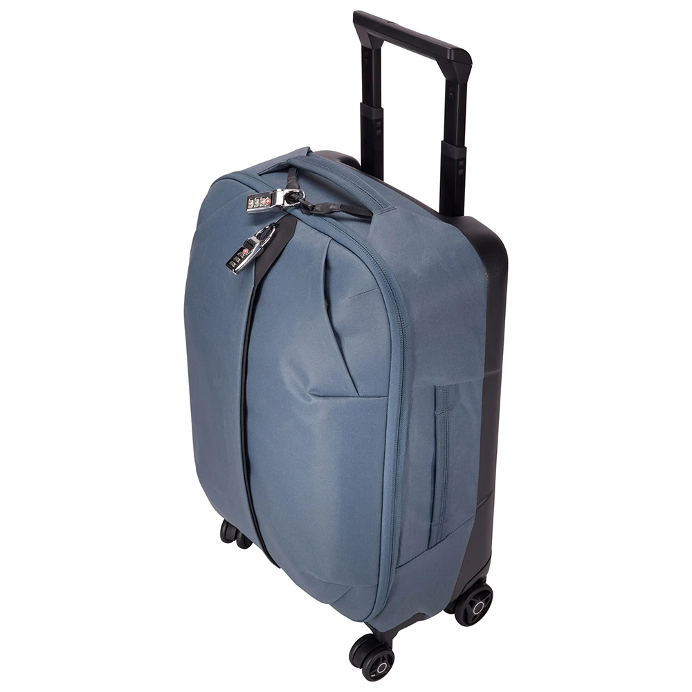 Unisex P600 Polyester Wax Canvas Suitcase Waterproof Carry-on Spinner Trolley Bag Zipper Closure Fashion Style