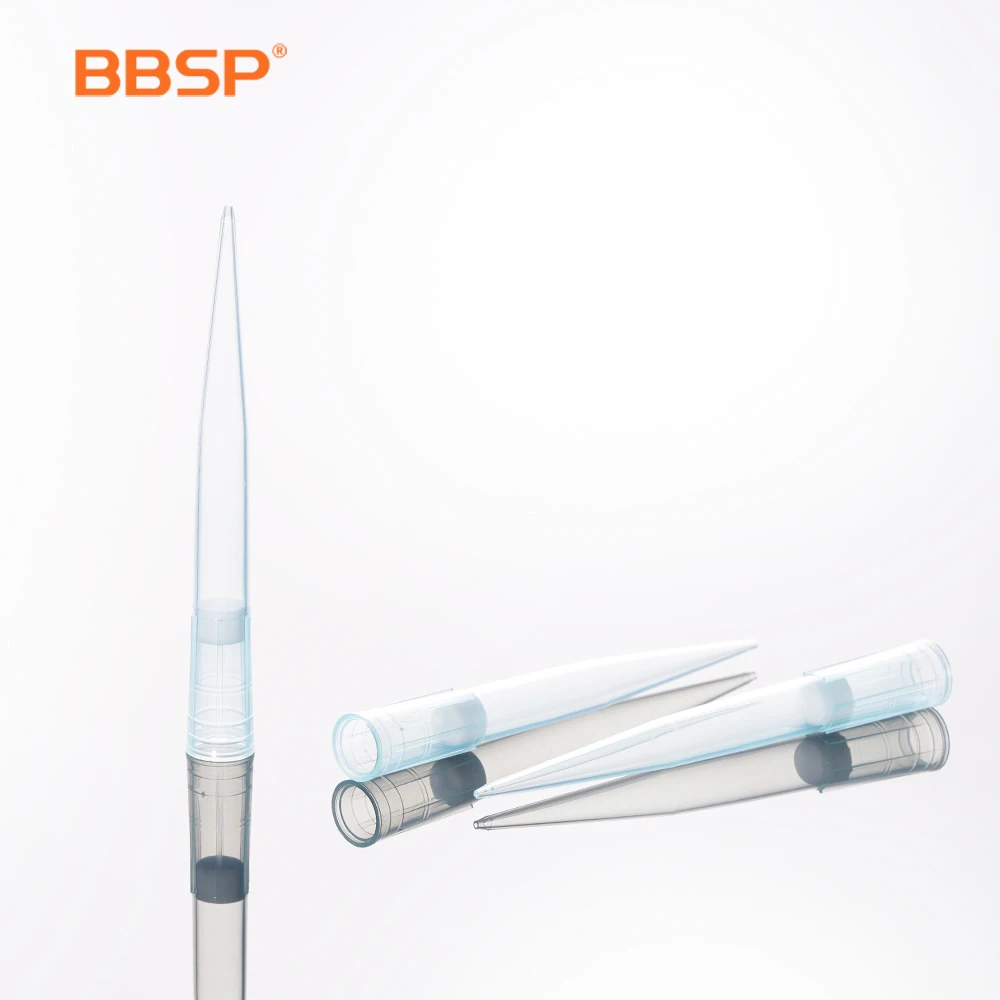 BBSP Lab disposable 20ul 100ul 200ul 1000ul 5ml 10ml transparent universal pipette tips with filter