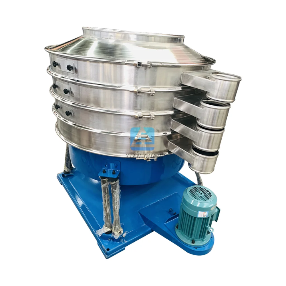 Henan Xinxiang XCYB1200 Food grade sand sublimation Rotary tumbler vibrating screen sifter vibro swing sieve screener machine