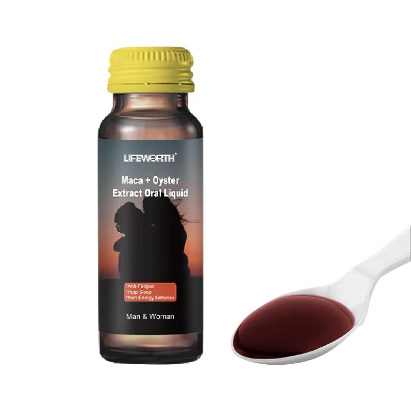 Lifeworth Maca Ashwagandha Drops Supplement Ashwagandha Maca Root Extract for Men & Women Stress Relief Vegan Maca Liquid Drops