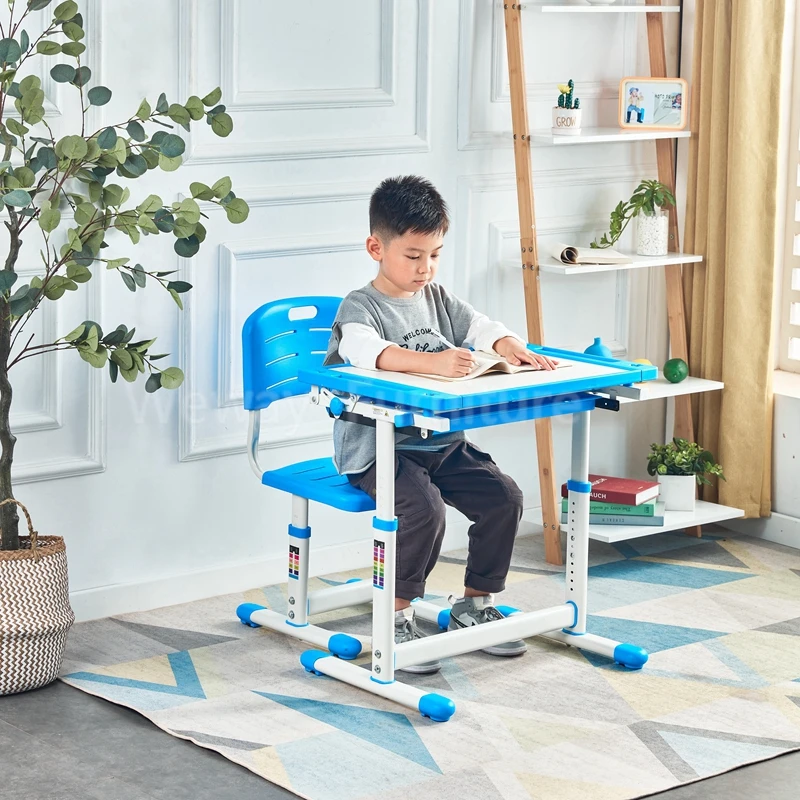 Modern  Ergonomic Children Study Table And Chair Kids Desk