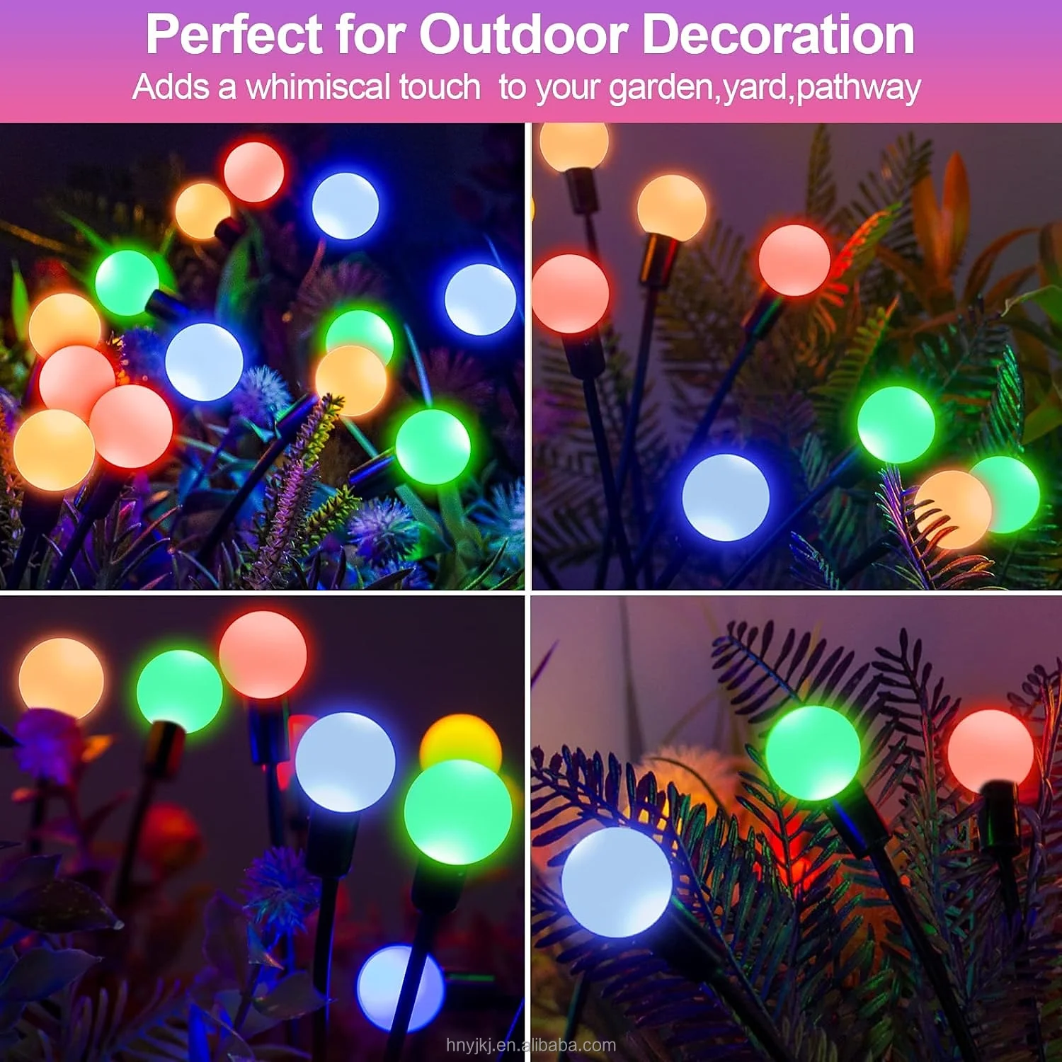 Solar LED Fairy String Lights Christmas Party Wedding Holiday Decoration Garland Light Outdoor Home Waterproof Lithium Battery