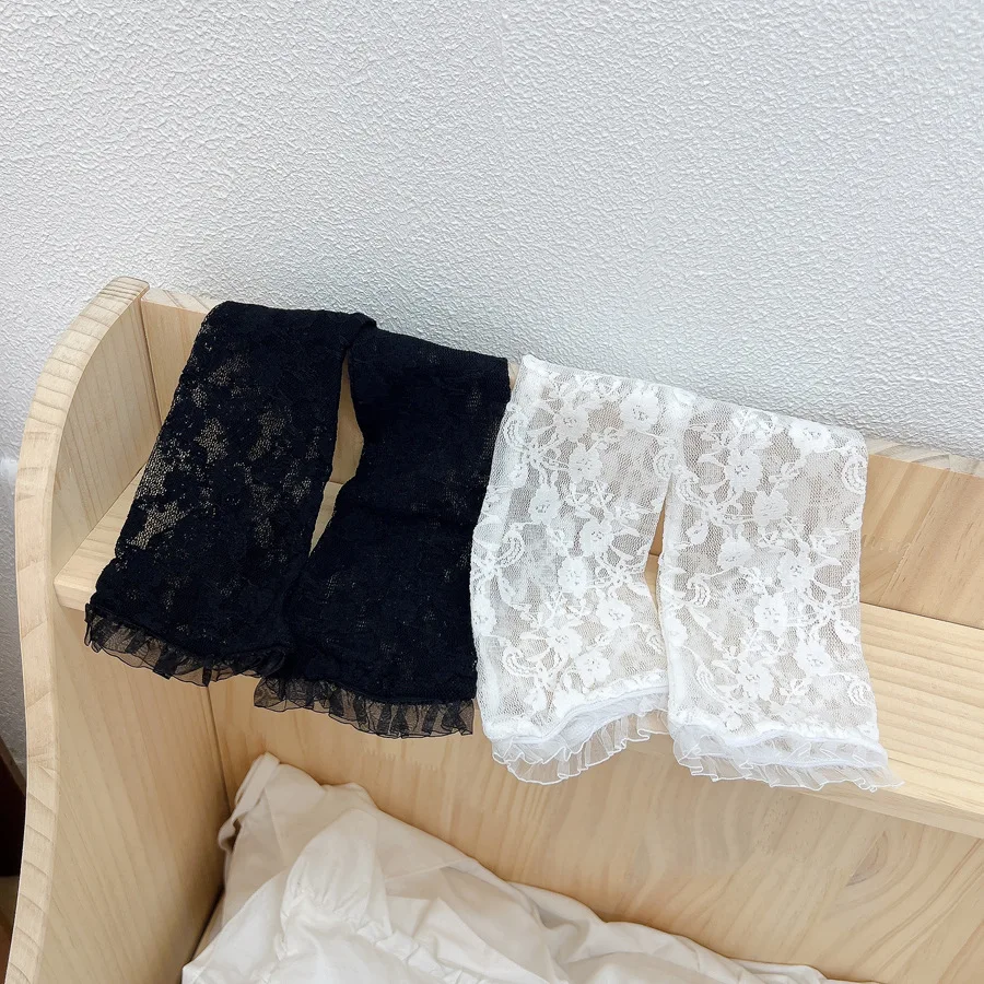 Vintage Breathable Infant White Long Sock Baby Lace Socks Lovely Tube Girl Summer Princess Lace Mesh Knee High Sock