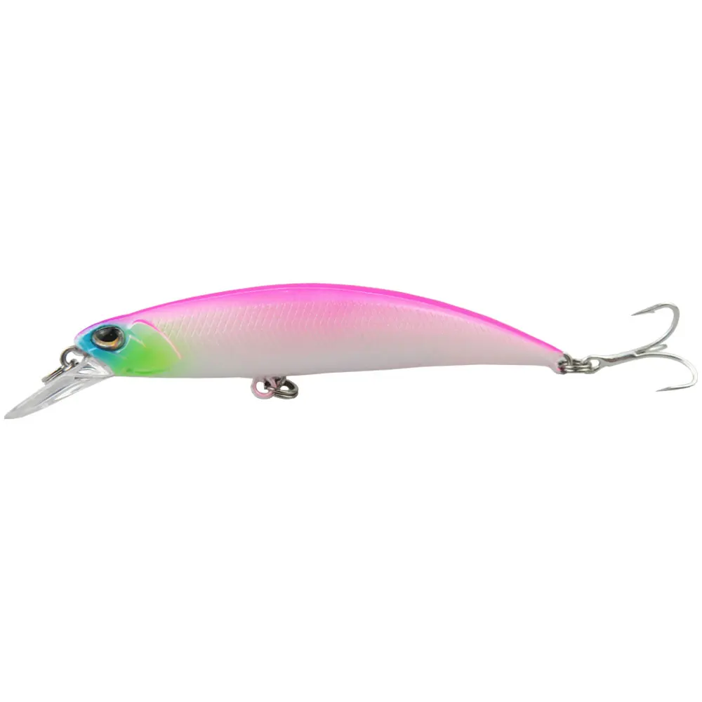 Factory direct new gradient pink minnow 93mm/13g hard bait fishing sunken minnow mackerel fishing minnow bait