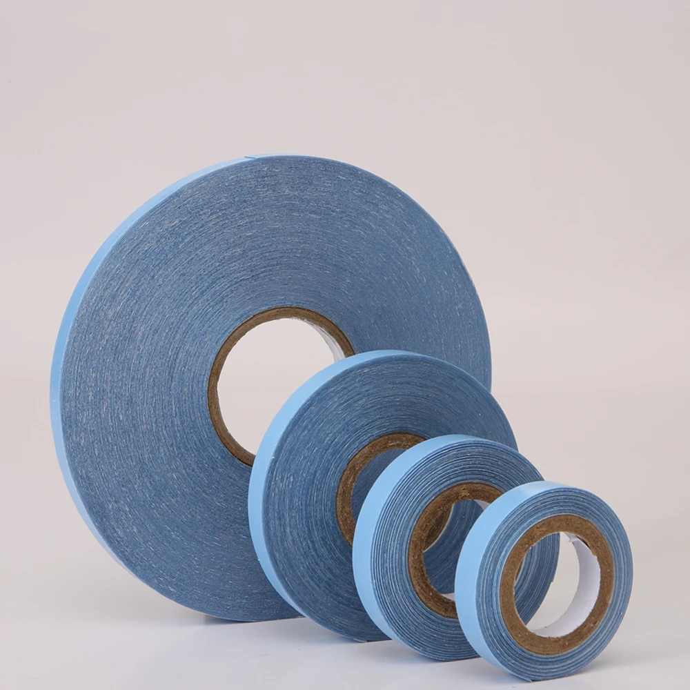 12 Yards Ultra Lace Front Tape Hair System Blue Tape Roll Double Sided Adhesive Glue