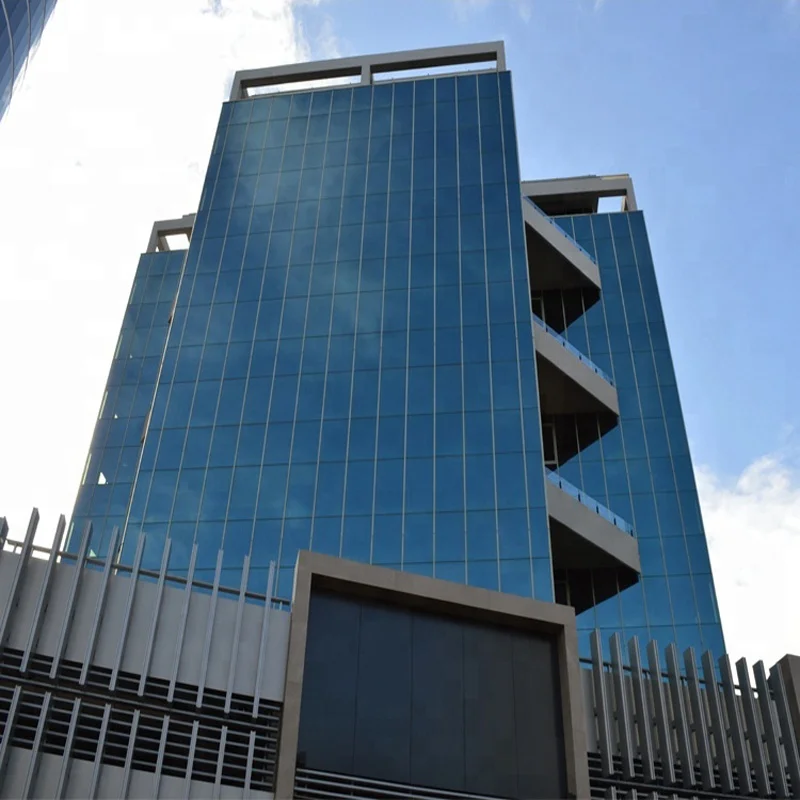 High quality  aluminum glass curtain wall exterior building cladding