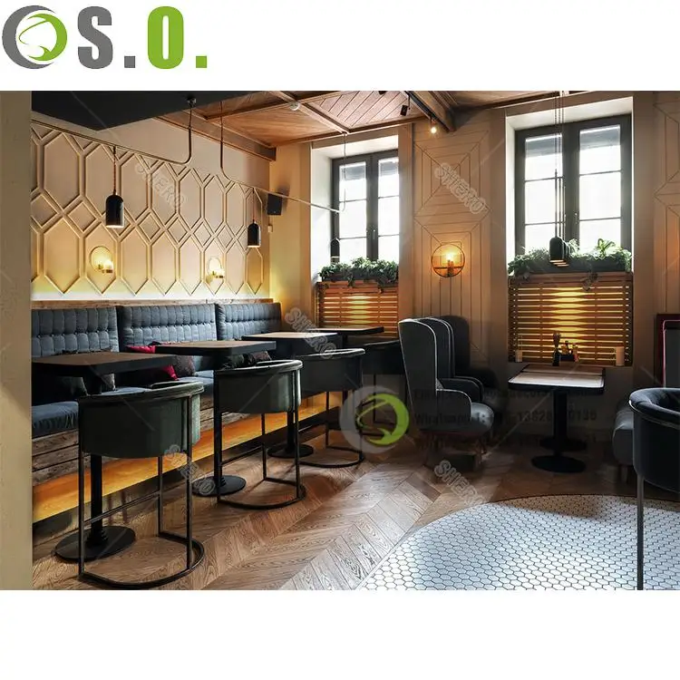 Wood Interior Design Whiskey Wine Display Cabinet bar Wine Display showcase Decoration
