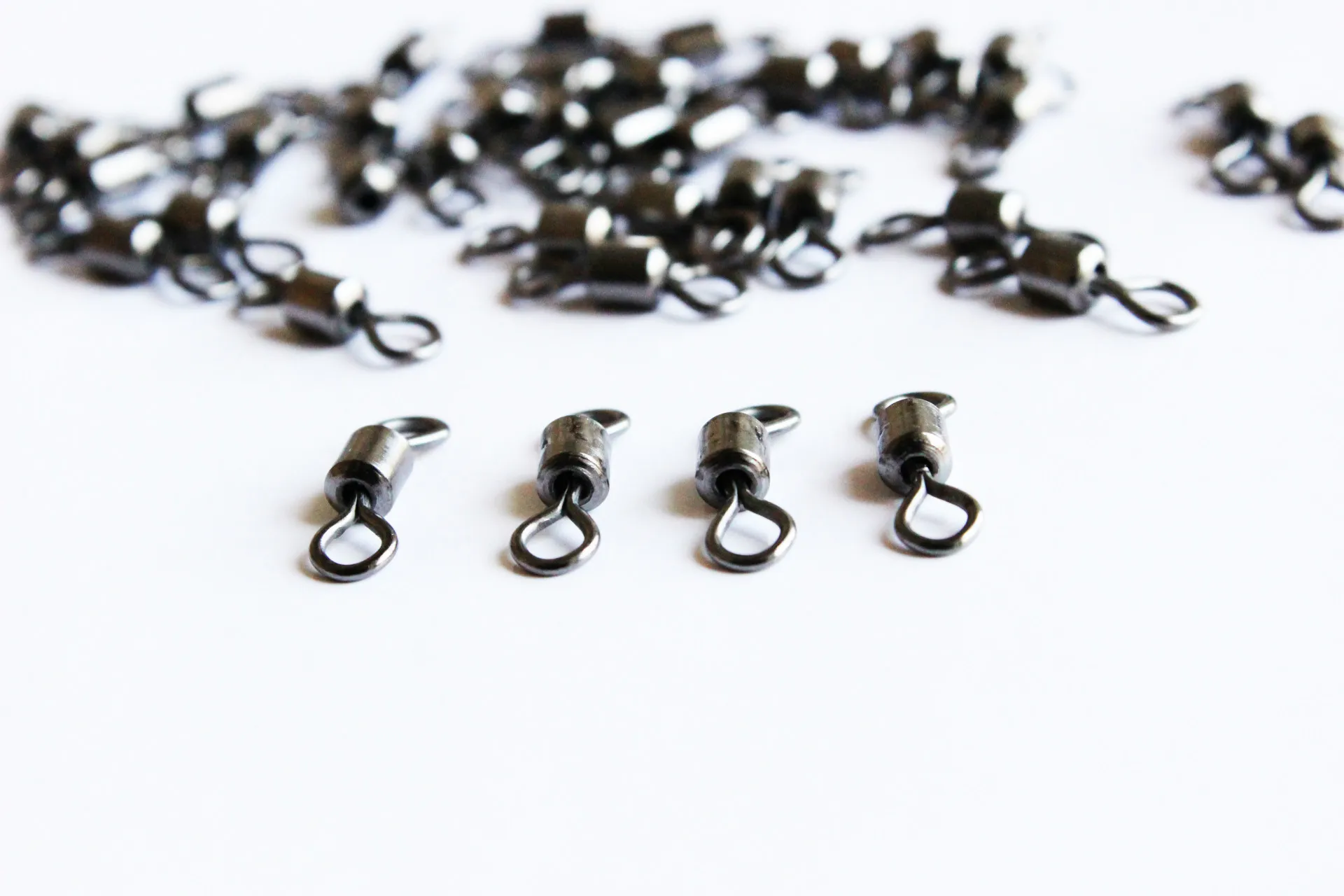 MOBIOS 12/0# - 14# Factory Wholesale Rolling Swivel Copper Stainless Steel Fishing Swivel Connector Accessories HP1039