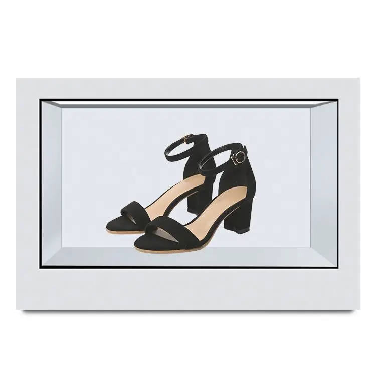 32 Inch PCAP Touch Screen Transparent Lcd Display Box Indoor Cosmetic Display Cabinet With Windows or Android OS