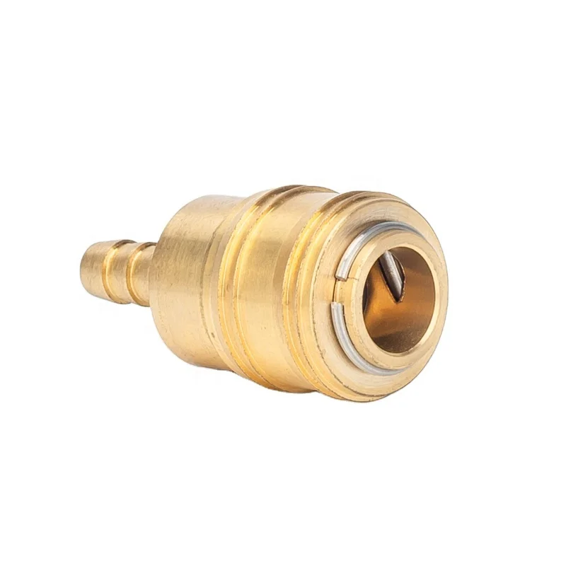 Прочный латунный шланг с пружиной высокой температуры воды, переходник для водопроводного шланга, быстрый Штекерный соединитель