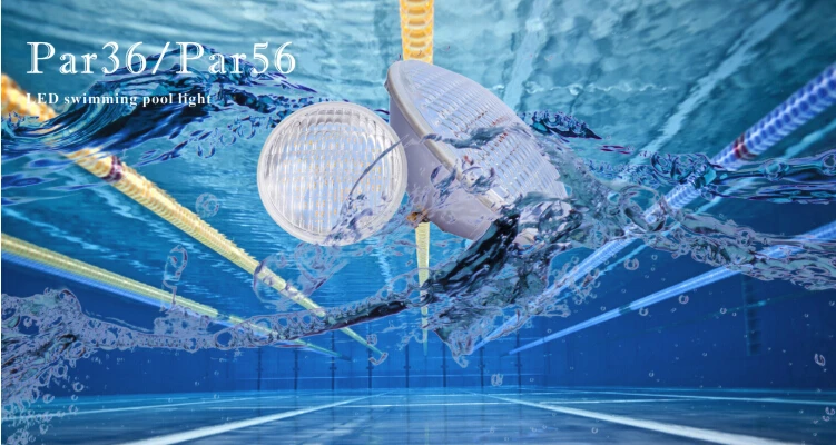 china factory led par36 9w rgb ip65  underwater  led light  dc/ac12v led par36 9w swimming pool lighting led spotlight