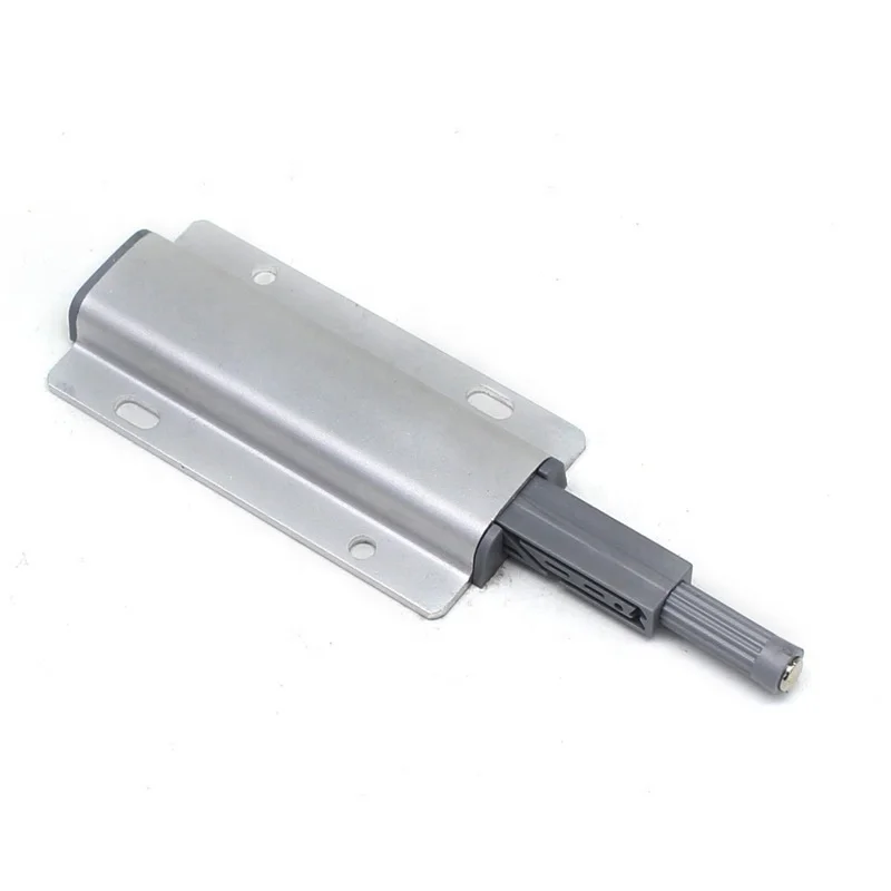 Gold Touch Rebound device with Magnetic Push to Open System Aluminum Alloy Silver Cabinet Door Closer Handle free Door Damper