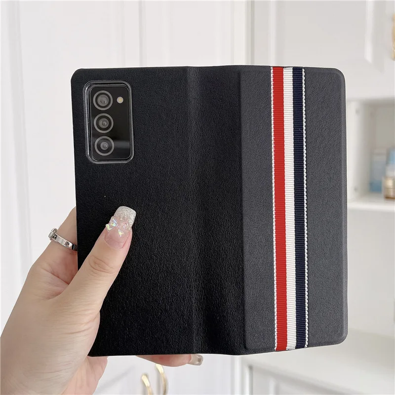 Luxury Flip Lychee Pu Leather Folding Full Cover Mobile Phone Cover Case For Samsung Galaxy Z Fold3 Z Fold2 Flip3 Leather Case